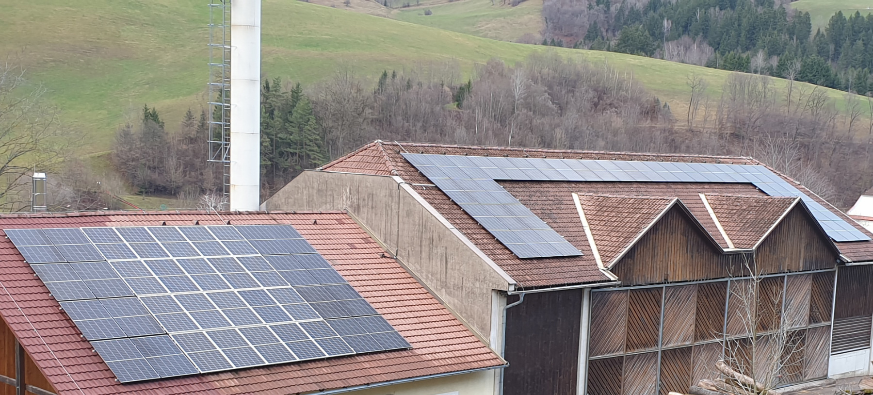 PV Anlage am FWG-Dach seit Nov 2023